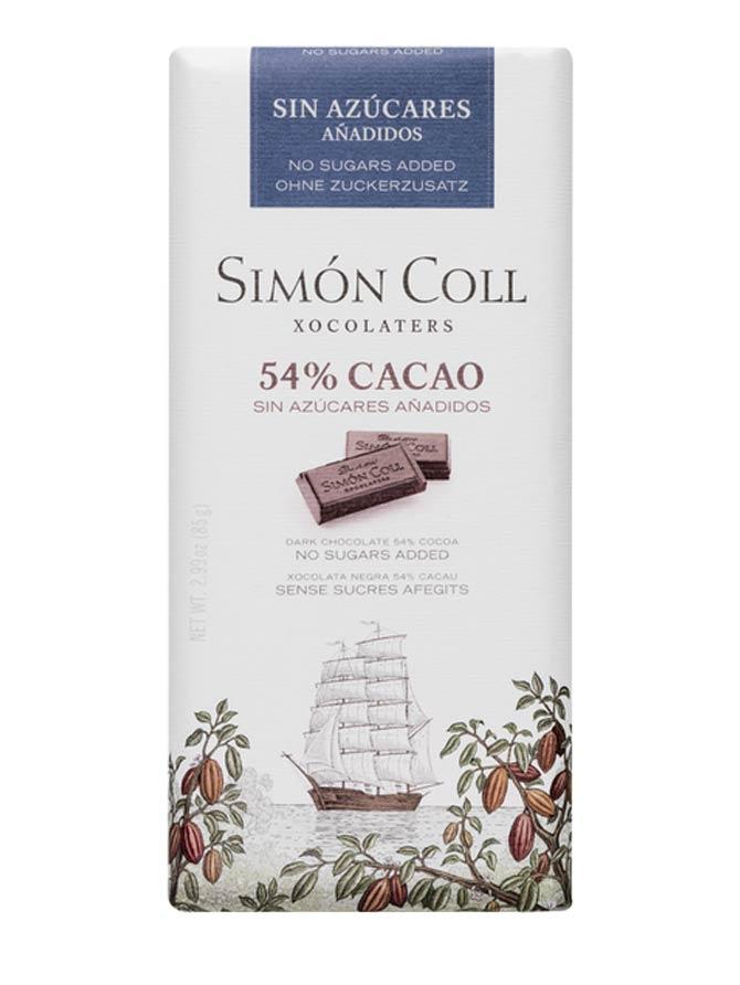 Chocolate-con-leche-54 sin-azúcares-añadidos-85g